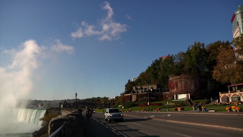 Niagara Falls in slow-motion.
