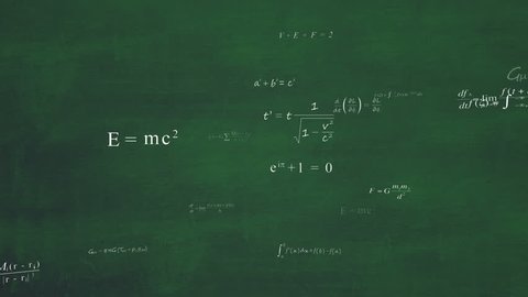 Math/Physics equation background - Seamless looping