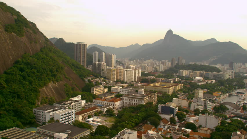 Aerial shot of Rio de Janeiro, Brazil