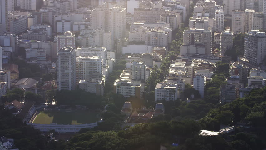 Bird's eye view of Rio de Janeiro