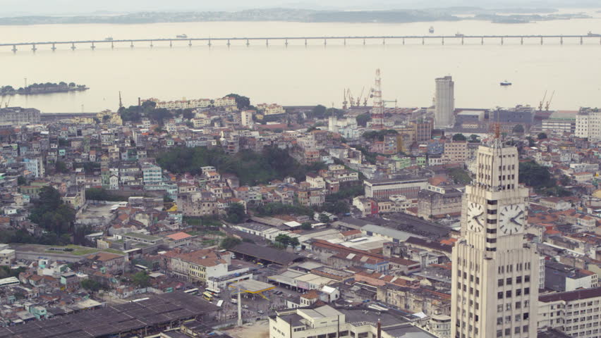 An aerial view of Rio de Janeiro