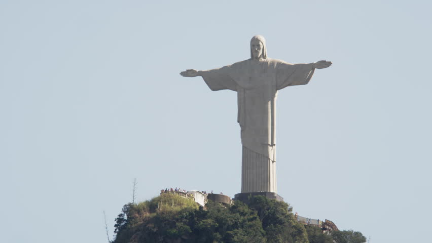 RIO DE JANEIRO, BRAZIL - JUNE 2013: Still shot of Christ the Redeemer statue