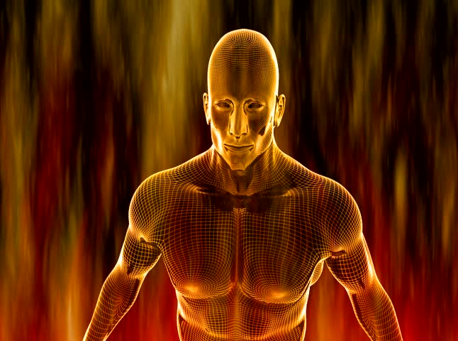 Man in the fire