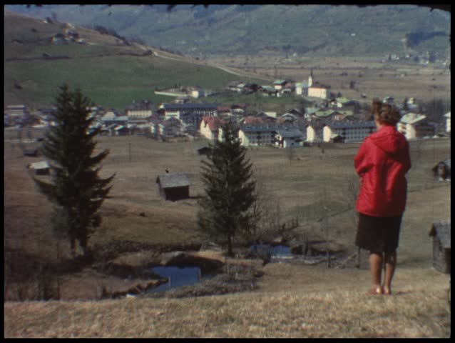 Kaprun, Austria in the 1960s (vintage 8 mm amateur film)