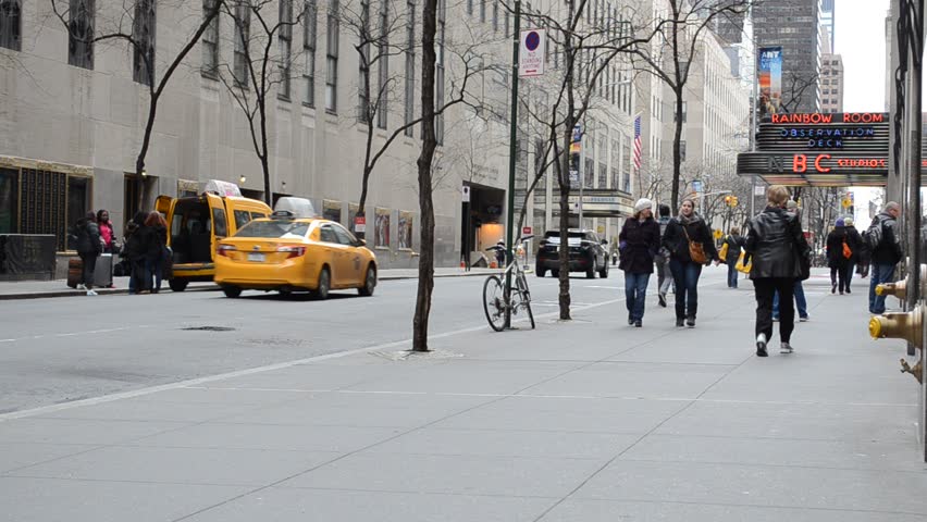 New York, Usa - March Stock Footage Video (100% Royalty-free) 6118493