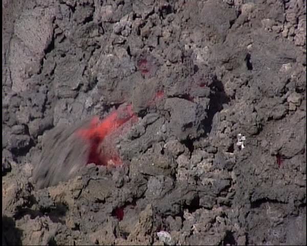 Volcano Etna, Lava flow