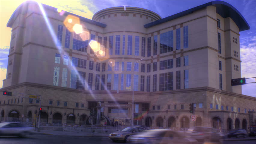 albuquerque nm courthouse shot from across the street with a pentax k7 and intervolometer.