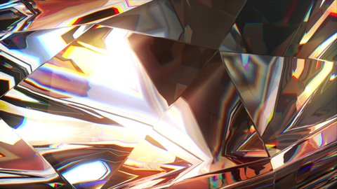 Стоковое видео: 4k close-up slowly rotating diamond, beautiful background. seamless loop