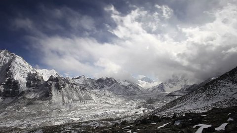 Timelapse view from Kala Patthar, Everest region, Nepal