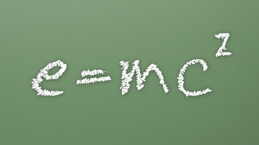 relativity theory written on board loop