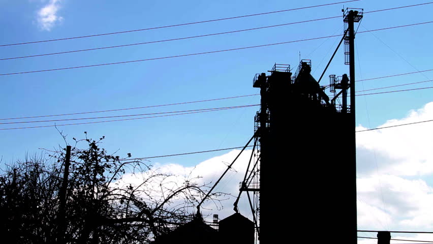 Factory with Blue Skys 