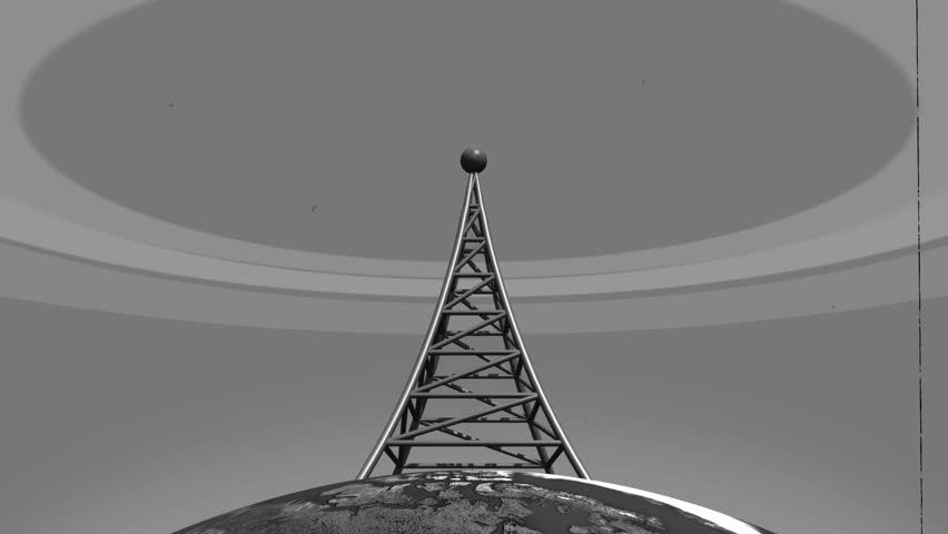 Retro broadcast tower