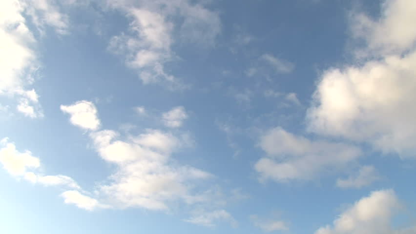 Simple real time footage of clouds.