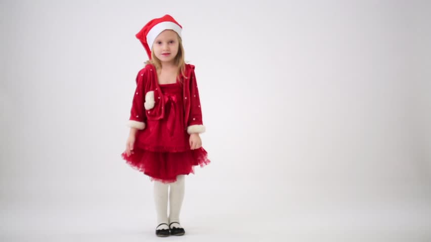 little girl santa dress