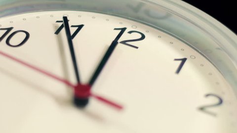 macro - hyperlapse of a clock - timelapse