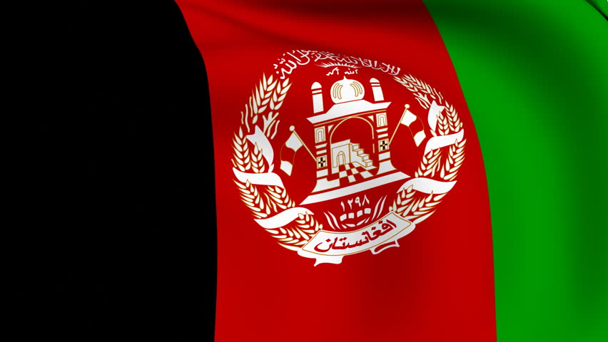 Flying Flag of Afghanistan | Stock Footage Video (100% ...