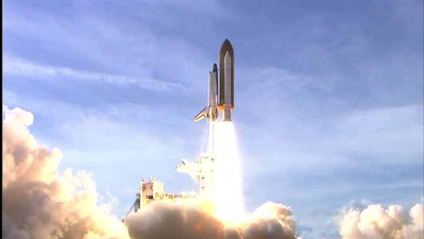 CIRCA 2010s - The Space Shuttle Atlantis launches.