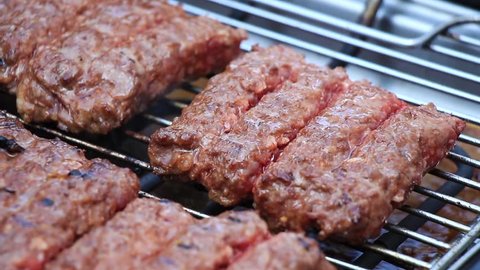 Barbecue Minced Meat on Electric Grill 2