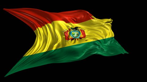 Flag of Bolivia
Beautiful   3d animation of Bolivia flag with alpha channel in 4K resolution
