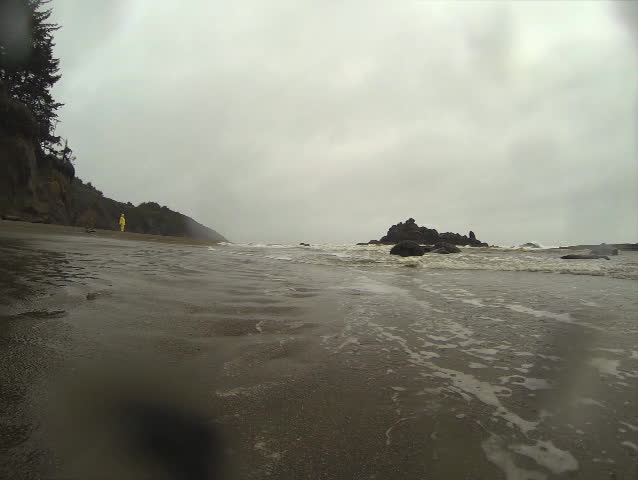 surf on an Oregon beach