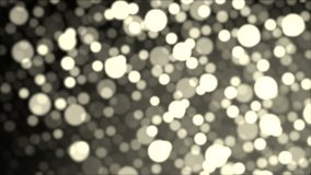Abstract animation of glittering bokeh.