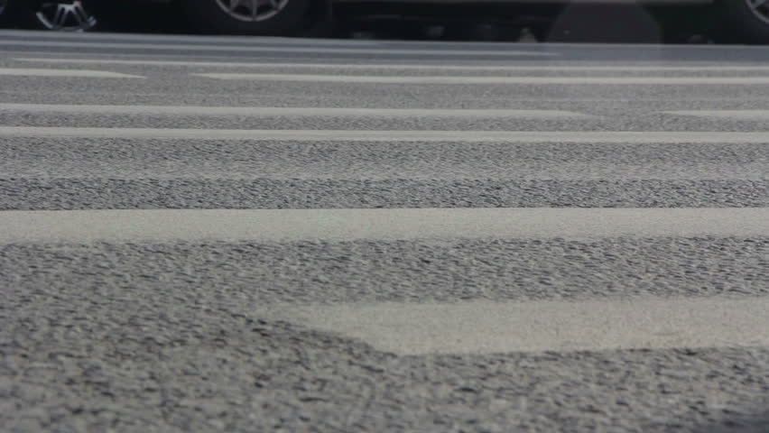 Feet of people walking. City rush. St. Petersburg. Russia