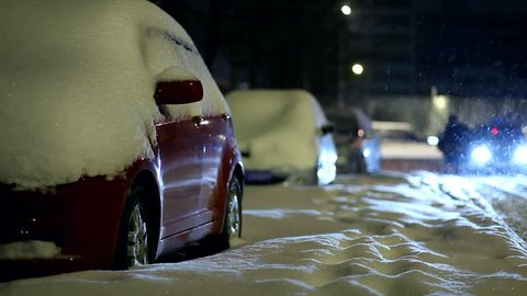 Cars in the Snow