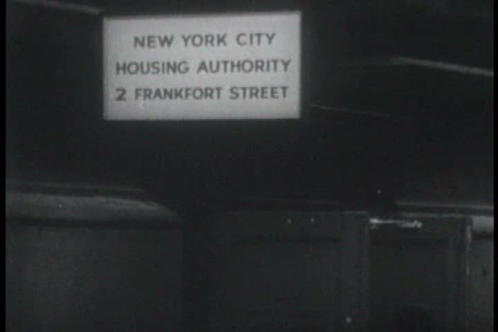 CIRCA 1940s - The City Housing Project in 1949.
