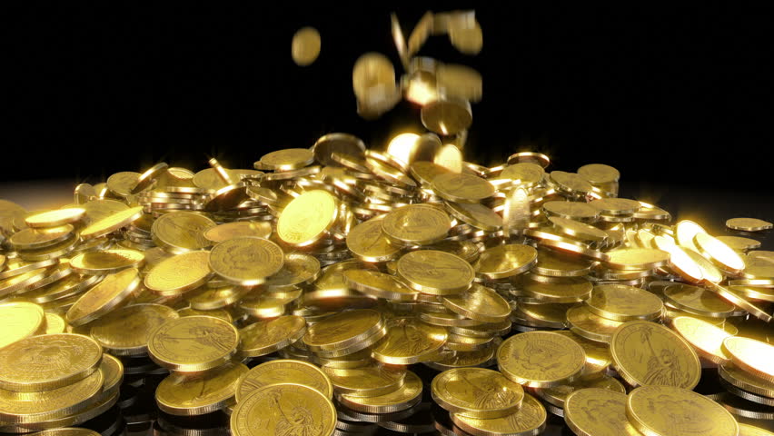 Animated Gold Coins Falling Gif - Delgado Wallpaper