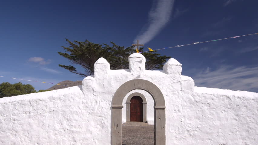Going towards the church