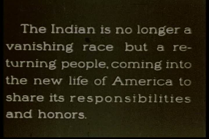 CIRCA 1910s - Very early silent footage of American Indian tribes in America.
