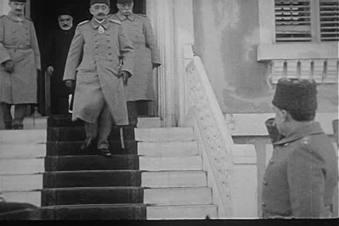 CIRCA 1920s - Ottoman sultan Mohammed VI steps down in 1922 and Mustafa Kemal takes over leadership of Turkey.