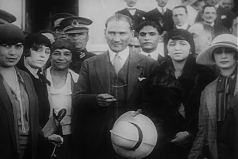 CIRCA 1920s - Mustafa Kemal Ataturk leads Turkey to independence in the 1920s.
