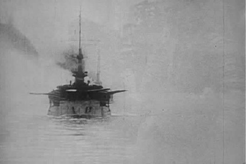 CIRCA 1910s - World War One footage of British military battle at Gallipoli Turkey.