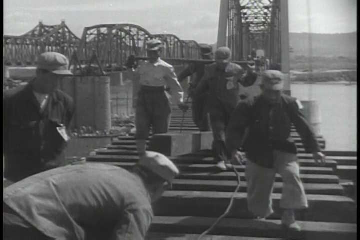 CIRCA 1950s - Korean infrastructure is rebuilt during the Korean War.
