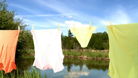 outdoor laundry