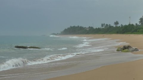 Tropical coastline ,Sri Lanka.