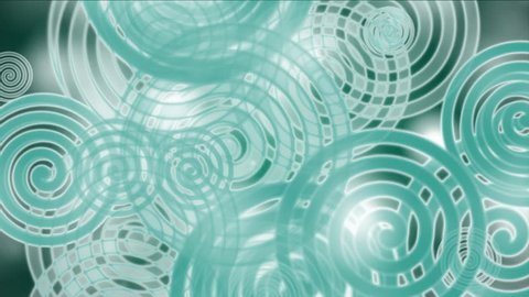aqua blue spirals motion background