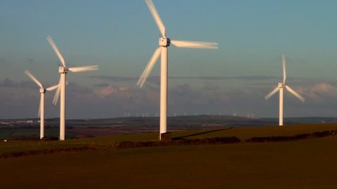 Electricity Generating Wind Turbine in Cornwall, England