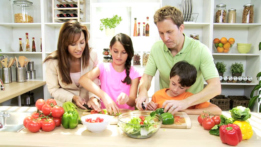 caucasian family healthy lifestyle eating - Stock Footage Video (100%  Royalty-free) 6342947 | Shutterstock