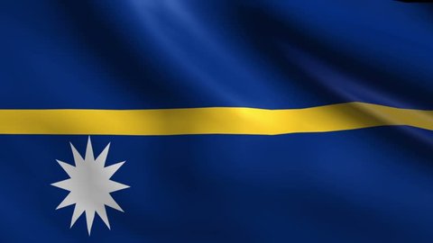 Flag Of Nauru Background Seamless Loop Animation
