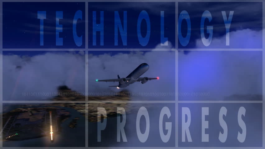 technology collage