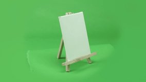 blank canvas isolated on chroma green screen background - Powered by Shutterstock - Get 15% off with code: PIKWIZARD15