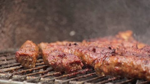 Barbecue Grill Minced Meat Kebabs 8