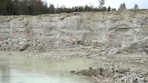 The wide limestone mining industry