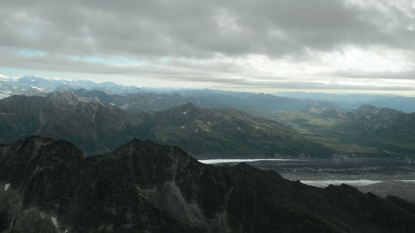 Fly over Denali National Park, Alaska