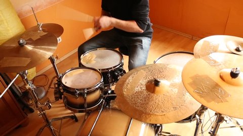 Drumming Stock Video