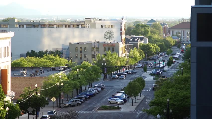 Salt Lake City street above