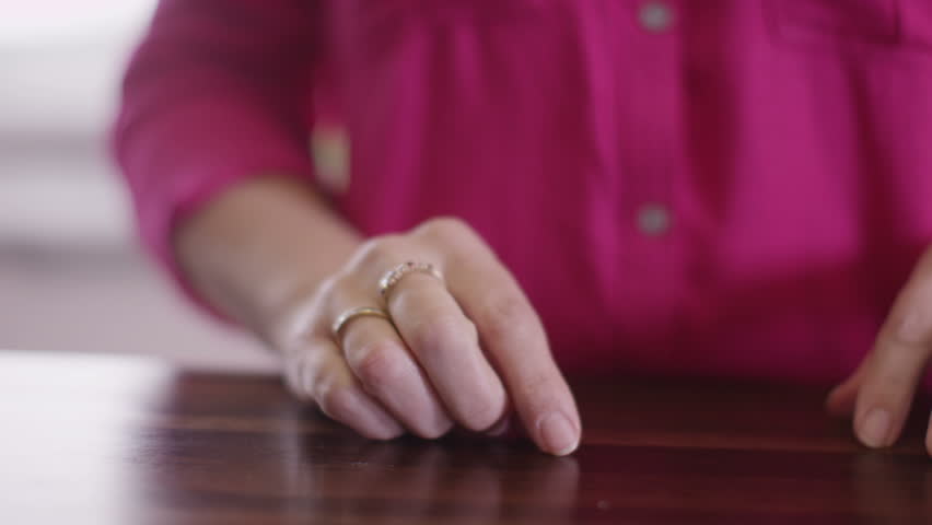 Woman Taking Off Rings Stock Footage Video 100 Royalty Free 6401798