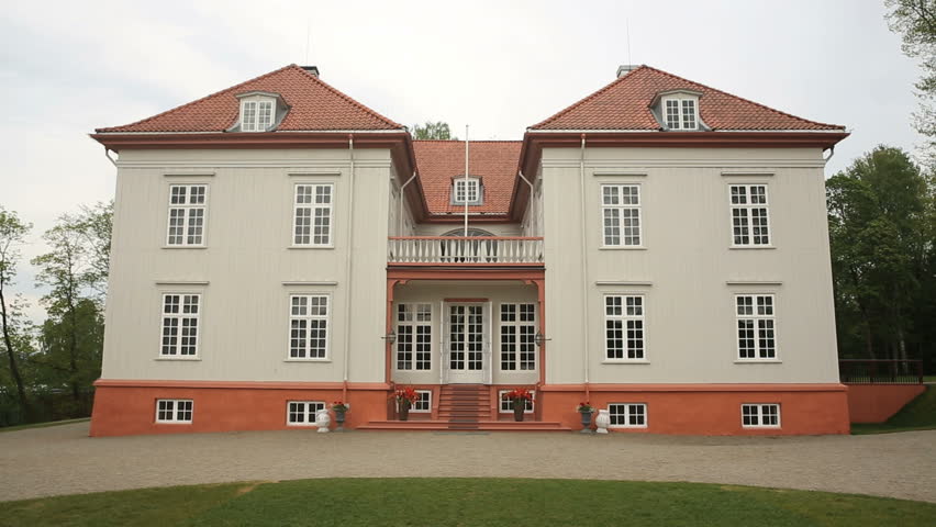 Old building where the Constitution of Norway was signed 200 years ago. Named Eidsvollbygningen